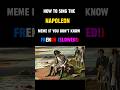 How To Sing The Napoleon Meme If You Don T Know French Slowed Napoleon Napoleonmeme Howtosing