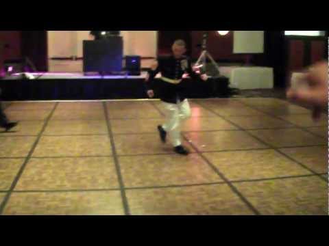 Epic dance contest at the Marine Corps Ball.