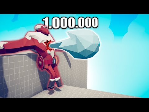 1.000.000 DAMAGE ICICLE vs UNITS - TABS | Totally Accurate Battle Simulator 2023