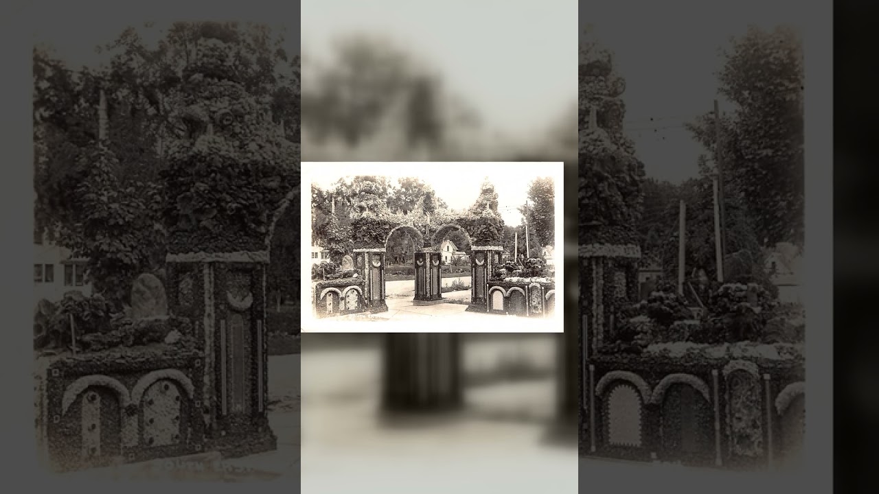 RPPC, Shell Grotto, South Elgin, Illinois, 1920s Video