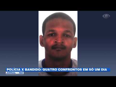Polícia x bandido: quatro confrontos em um só dia