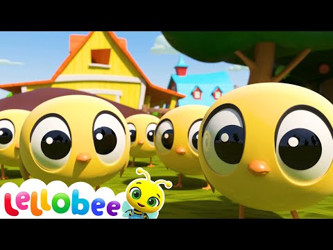 Ten Little Chicks | Boo Boo Kids - Nursery Rhymes & Kids Songs | Lellobee