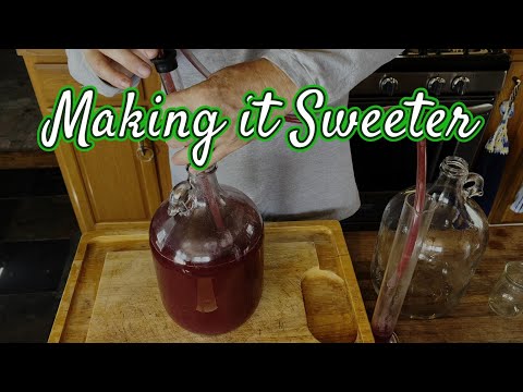 In the Cellar: Back Sweetening Wine