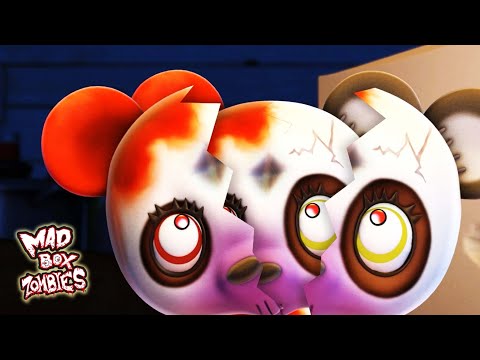 Dibujos de los zombies: Pan, el Lanzador - Mad Box Zombies | EP 100