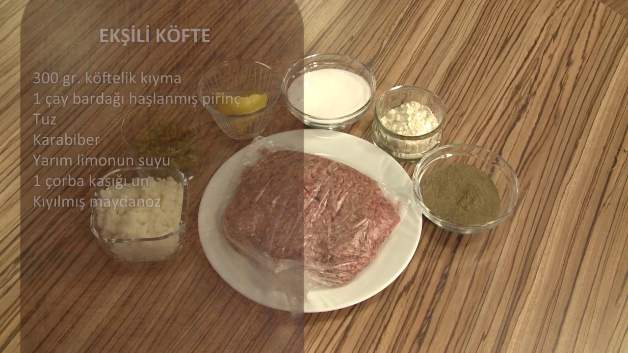 Ekşili Köfte Tarifi