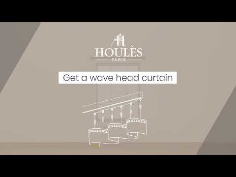 How to make a wave head curtain ?