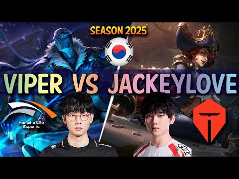HLE Viper vs TES JackeyLove - Viper VARUS vs JackeyLove MISS FORTUNE ADC - Patch 15.6 KR Ranked