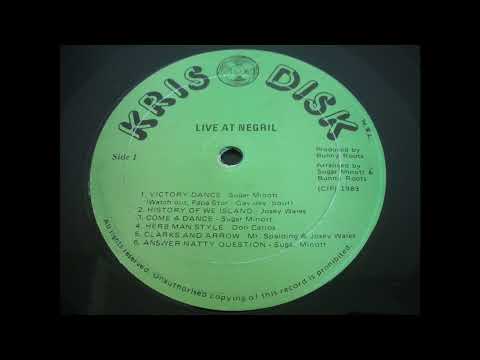 King Stur Gav Hi-Fi - Live At Negril - Kris Disk LP 1983