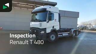 Renault T 480 6X2 Meiller RS21 70 containersystem Lift+Steering axle Opt cami&oacute;n con gancho | Imagen 4 - Autoline