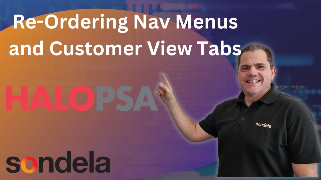 Halo Nav Menu in HaloPSA