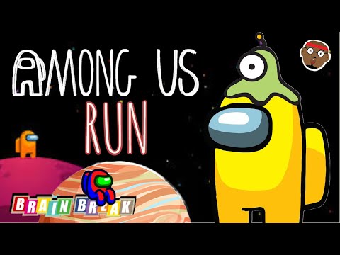 Among Us Run | Among Us Brain Break | Imposter Dance | PhonicsMan Fitness