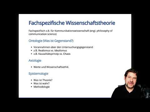 WS20/21 VL Methoden - 3. Was ist Wissenschaftstheorie