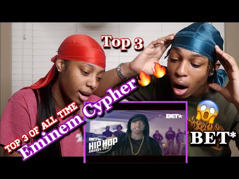 Eminem Freestyle Cypher REACTION!!Rips Donald Trump In BET Hip Hop Awards!!