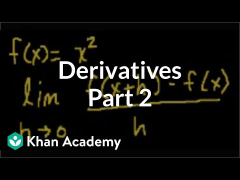 Derivatives Part 2