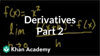 Calculus: Derivatives 2