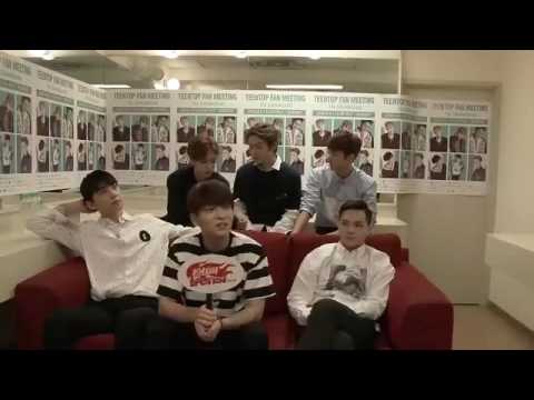 160806 Han group Teen Top (틴탑) Interview - pink screen TV star
