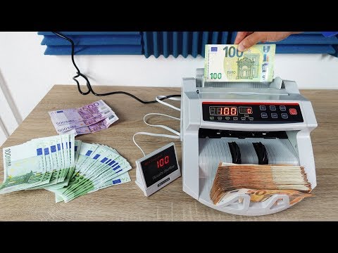 Affordable money counting machine for banknotes tested! - It's fun!