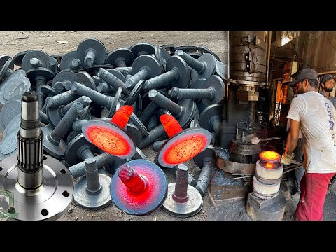 Astonishing Manufacturing Process of Axles shaft | Manufacturing & Machining Rear Axle shaft | Axle