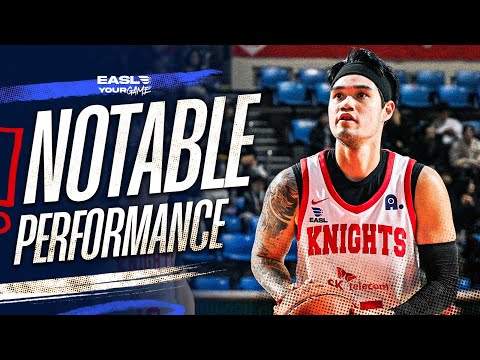 Notable Performance: Arvin Tolentino with 16 points | EASL 2025-26 Season