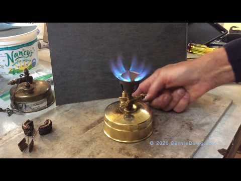 Einstellen einer Svea 123R Herdreinigungsnadel