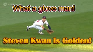 Steven Kwan is the man with the Golden Glove!