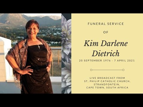 Funeral service of Kim Darlene Dietrich - Wednesday, 14 April 2021 @ 10am