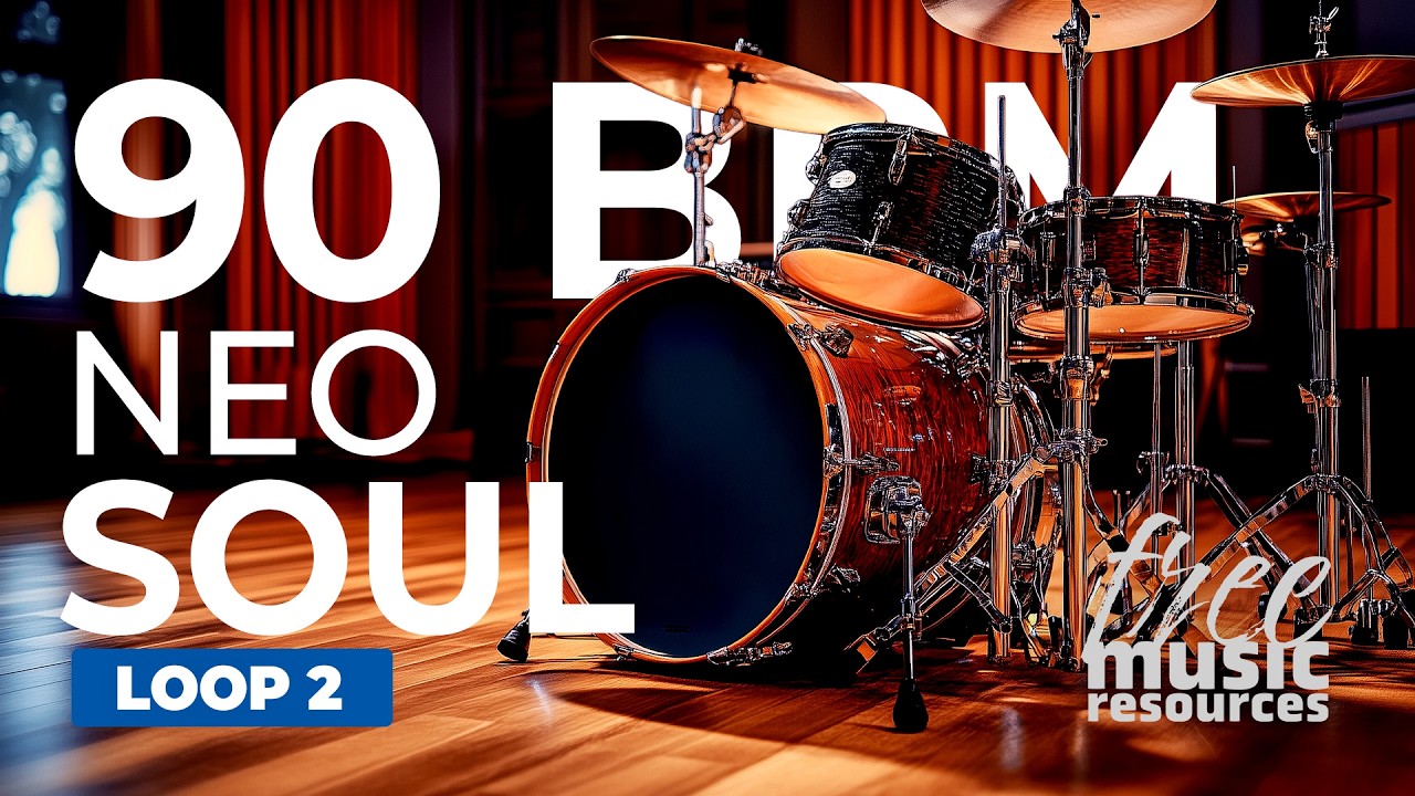 90 BPM Neo Soul Drum Loop – Smooth Pocket for Bass, Guitar & Keys | Loop 2