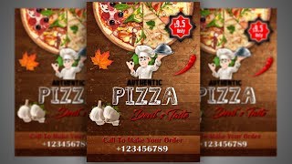 Pizza Flyer Designing Tutorial - Photoshop