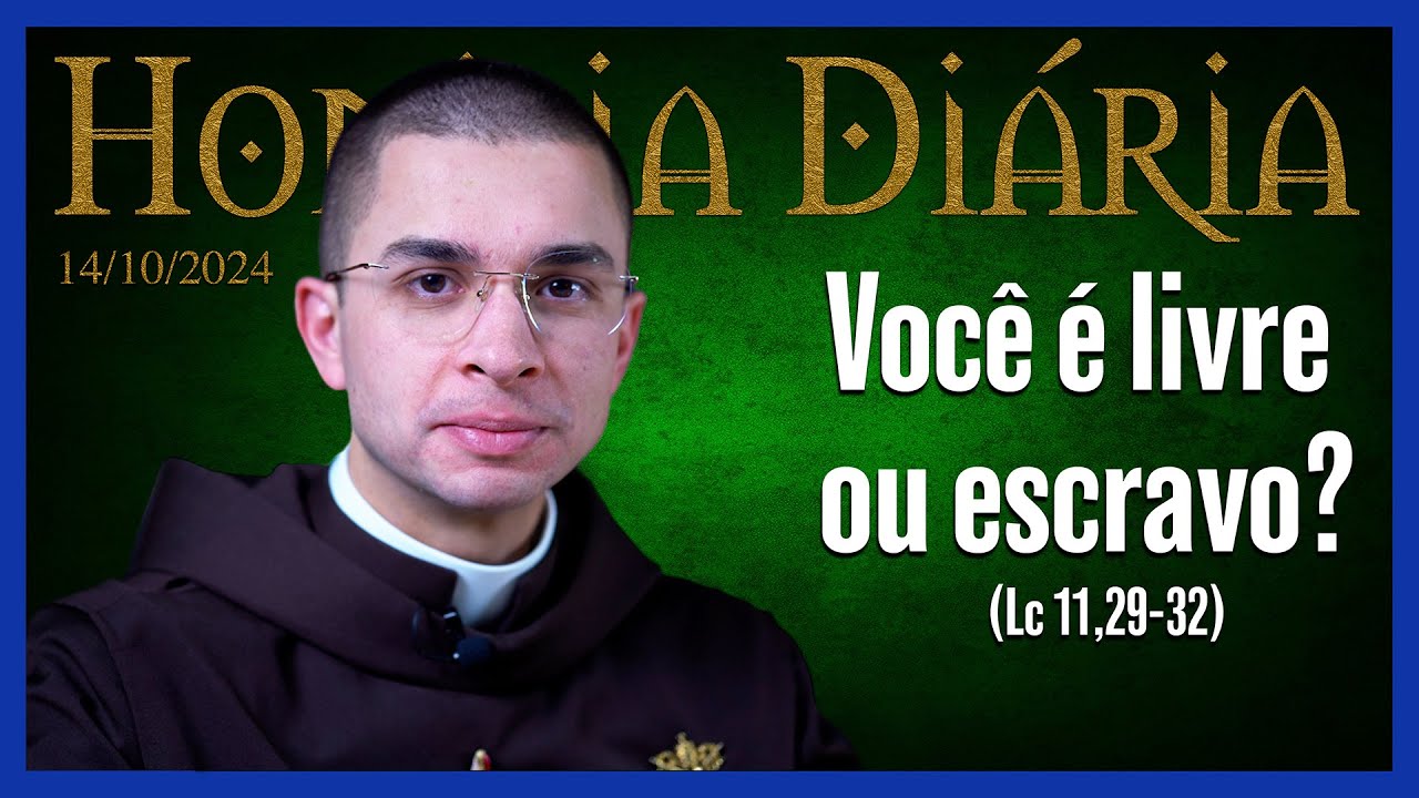 Homilia diária I 2ª feira - 28ª semana do Tempo Comum I Pe. João Marcos 14/10/2024