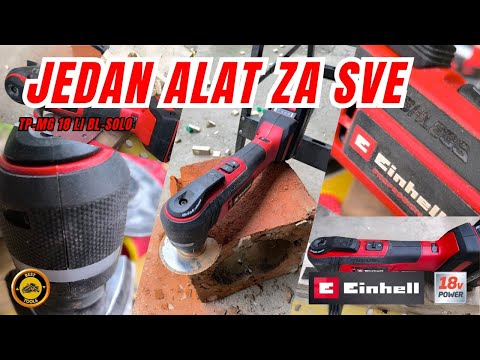 EINHELL TP-MG 18 Li BL-Solo AKU VIŠENAMJENSKI MULTIFUNKCIONALNI ALAT RECENZIJA TEST 4K
