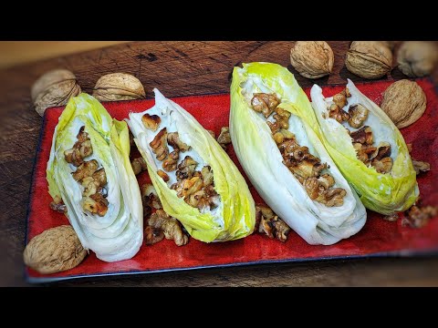 ENDIVES aux NOIX et au ROQUEFORT, la meilleure salade de réveillon
