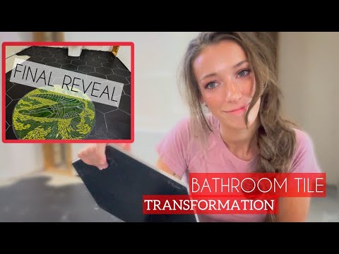 Guest Bathroom Mosaic Tile Unexpected Result! | Building Our Own Home Ep.119