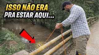 Fomos em busca de armas descartadas na ponte!