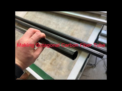 Making octagonal carbon fiber tubes