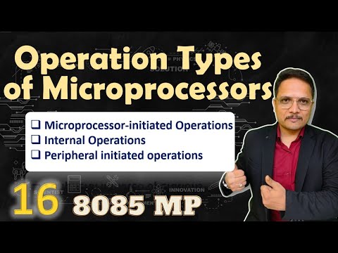 Operation Types of Microprocessor 8085
