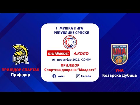KK PRIJEDOR SPARTAK - KK UNA