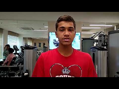 Sushant dabas Currently ranking no 1 in under fourteen ITA level matches came to Physio Active