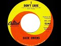 1964 Buck Owens - I Don’t Care (Just As Long As You Love Me) (a #1 C&W hit)