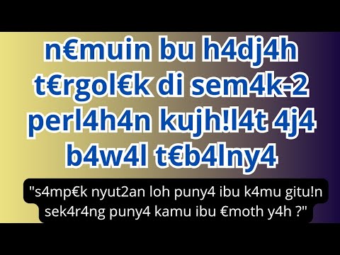 Genjot Bu H4j4h di Semak-semak #kisahnyata