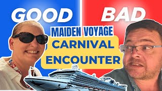 Is it bad? Were we disappointed? Carnival Encounter Maiden Voyage Cruise Vlog Day 3