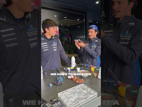 Introducing, the Chilli Wagon 🌶️ #f1 #alexalbon #carlossainz