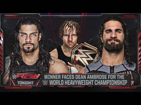 Roman Reigns Vs Seth Rollins Oportunidad Campeonato WWE - WWE Raw 20/06/2016 (En Español)
