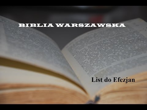 BIBLIA WARSZAWSKA NT 10 List do Efezjan