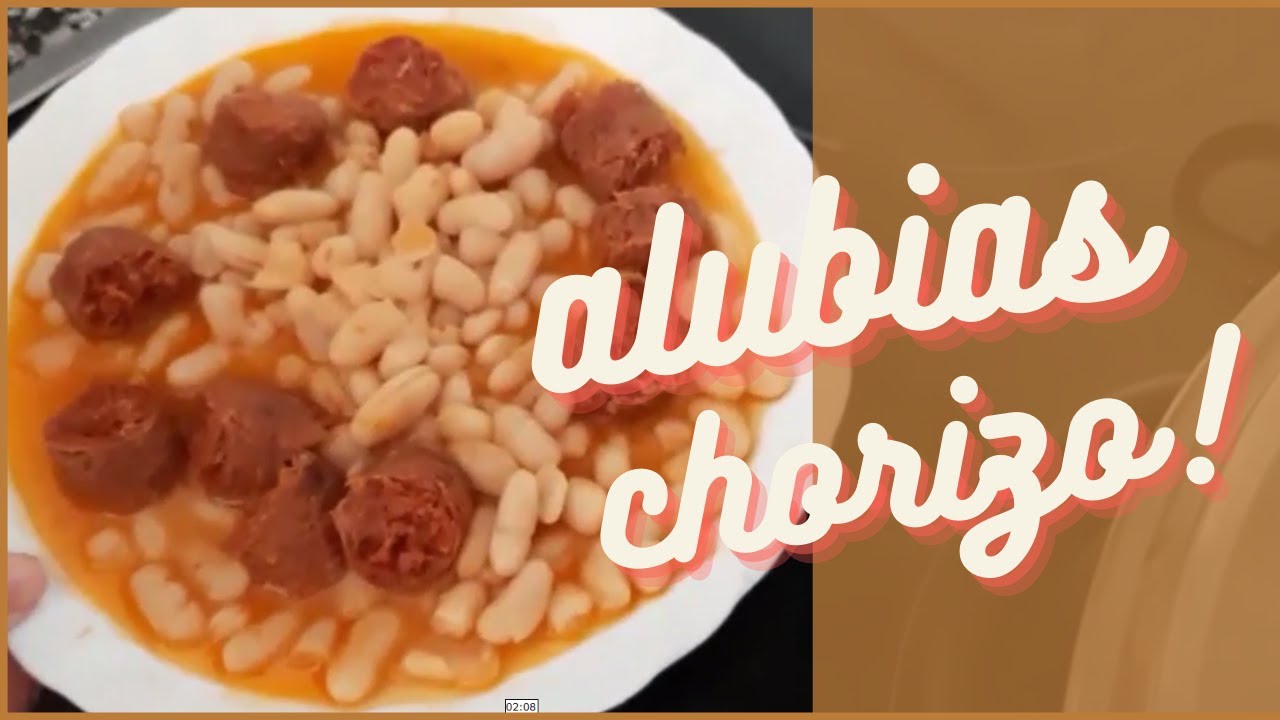 👩‍🍳 Como hacer ALUBIAS BLANCAS de bote con CHORIZO 2021|JUDIAS BLANCAS CON CHORIZO