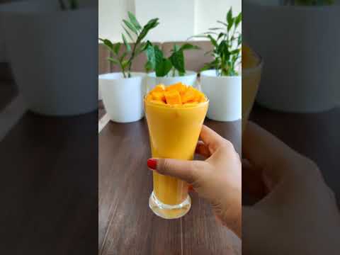 Mango Shake Recipe | Quick Mango Milkshake | Mango Thick Shake #shorts
