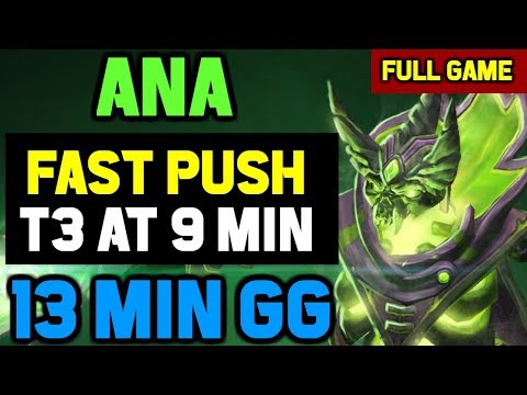Ana vs Invoker PERSONA Manaburn Build - Outplays and Fast Push Team EASY GAME