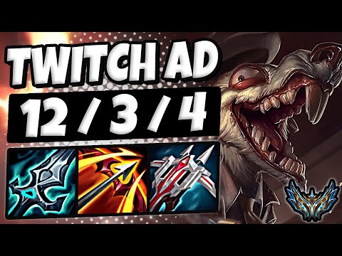 Twitch vs Xayah [ ADC ] Lol Korea Challenger Patch 13.5 ✅