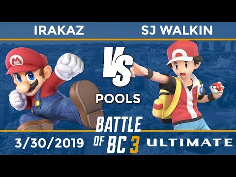 BoBC3: Pools - Irakaz (Mario, Fox) vs SJ Walkin (Pokemon Trainer)