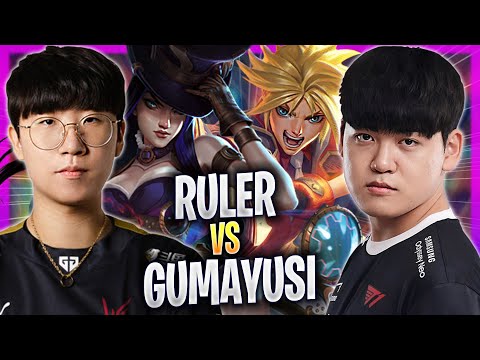 GUMAYUSI vs RULER! - T1 Gumayusi Plays Ezreal ADC vs JDG Ruler Caitlyn! | Season 2023
