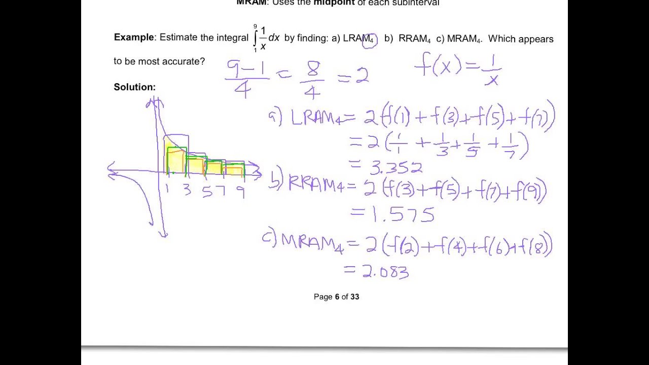 03 Rectangular Approximation Method